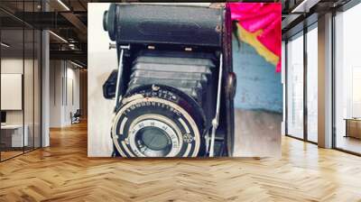 antique photo camera Wall mural