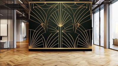 art deco background Wall mural