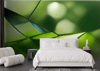 green planet concept Wall mural