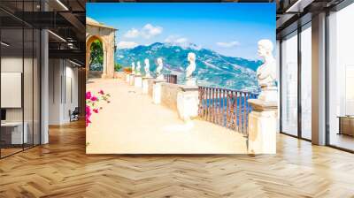 Ravello village, Amalfi coast of Italy Wall mural