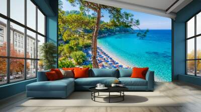 Lemonakia beach in Samos Island Wall mural