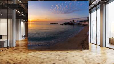 The old city of Monopoli Town in Italy Wall mural