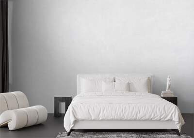 white wall and wooden floor Wall mural