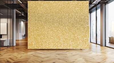 texture of gold glitter fabric, closeup Wall mural