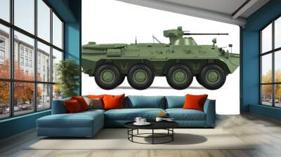 Armoured Personnel Carrier Isolated Wall mural