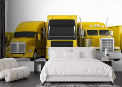 Fleet of Freight Transportation Wall mural