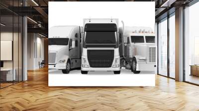 Fleet of Freight Transportation Wall mural