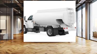 Fuel Tanker Truck Isolated Wall mural