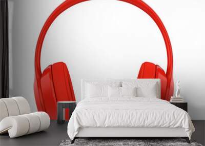 Headphones Isolated Wall mural