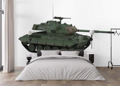 Military Tank Isolated Wall mural