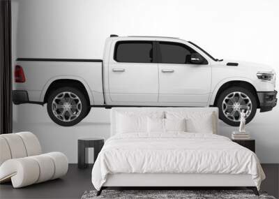 Pickup Truck Isolated Wall mural