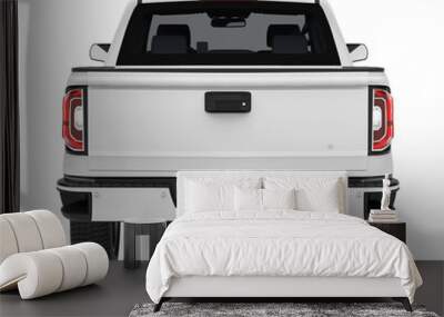 Pickup Truck Isolated Wall mural