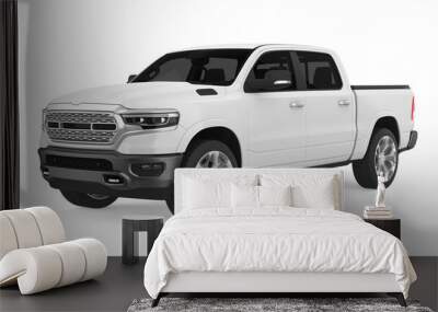 Pickup Truck Isolated Wall mural