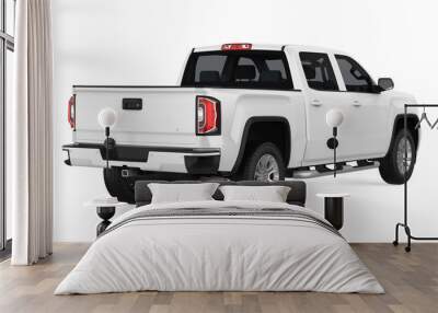 Pickup Truck Isolated Wall mural