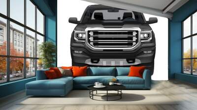 Pickup Truck Isolated Wall mural