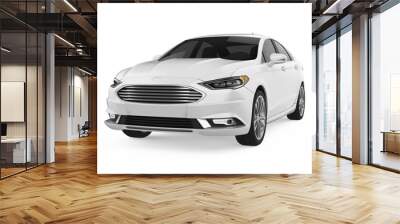 Sedan Car Isolated Wall mural