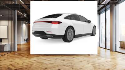 Sedan Car Isolated Wall mural