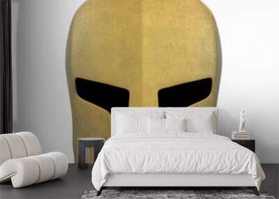 Spartan Helmet Isolated Wall mural