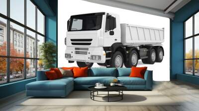 Tipper Dump Truck Isolated Wall mural