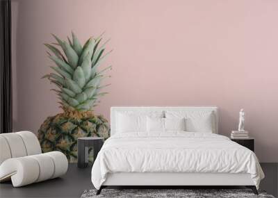 art view of fresh pineapple Wall mural