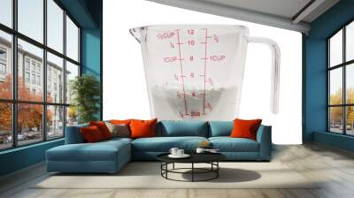 measuring cup with flour 1/2 Wall mural