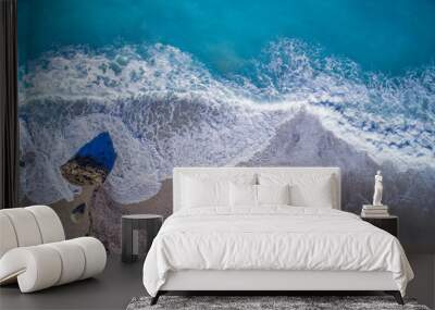 Kathisma beach in Lefkada island Greece Wall mural