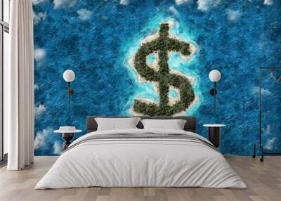 Tax haven financial or wealth Wall mural