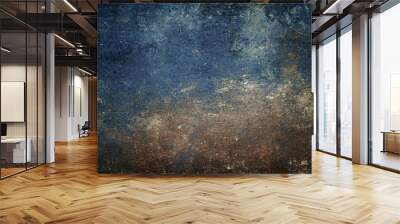 Aged abstract background with a dark grunge texture Wall mural