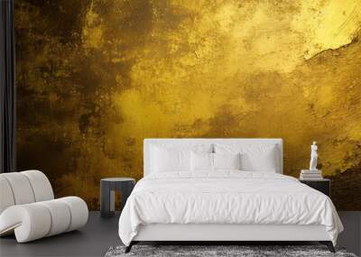 Gold shiny wall abstract background texture, Beatiful Luxury and Elegant Wall mural