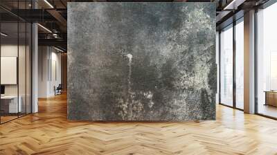 Old grey concrete wall texture as background Wall mural