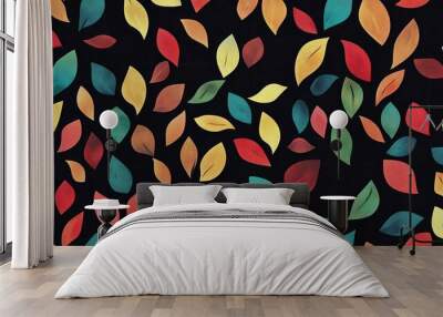 Seamless abstract pattern Wall mural