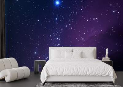 Space nebula and deep space galaxy. Cosmic universe concept. Image for poster, backdrop, abstract wallpaper and banner with copy space. Wall mural