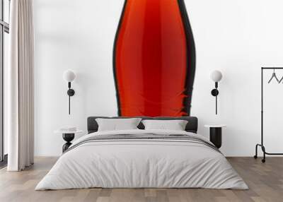 Closed glass bottle with soft drink cola or soda Wall mural