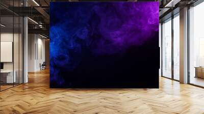 Colorful smoke fog mist abstract background Wall mural