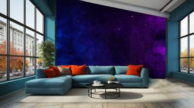 Cosmic galaxy outer space abstract background concept Wall mural