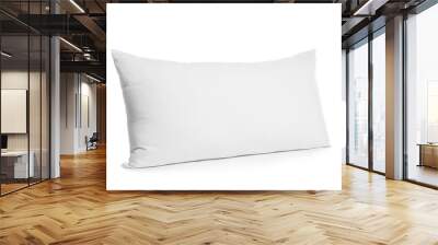 Blank soft new pillow isolated on white Wall mural