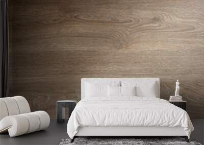 Surface of natural wood as background, top view Wall mural