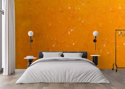 Sweet apricot jam as background, closeup view Wall mural