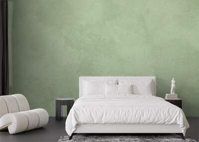 Wall paper design. Light green textured concrete surface as background Wall mural