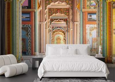 Jaipur India colorful architecture   Wall mural