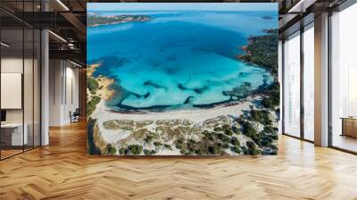 Sardegna, Spiaggia Grande Pevero in Wall mural