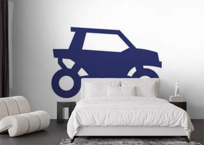 utv icon, side-by-side vehicle vector Wall mural