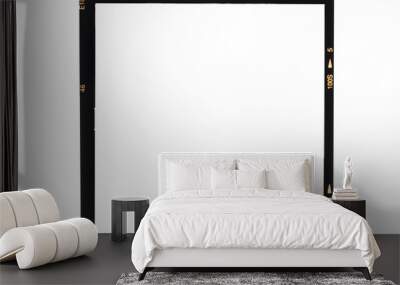 Middle format analog film frame on white Wall mural