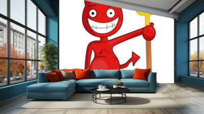 red devil Wall mural