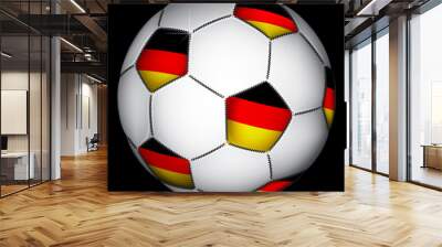 germany soccer ball, vector Wall mural