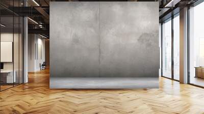 Abstract grey stone or concrete or surface of a ancient dusty wall, grey vintage old Wall mural