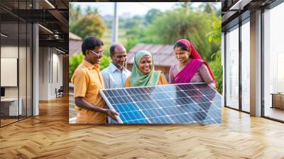 Indian Solar Energy Workshop for Local Residents
 Wall mural