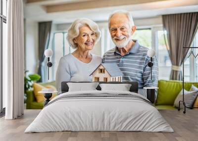 Senior Couple Buying Retirement Home
 Wall mural