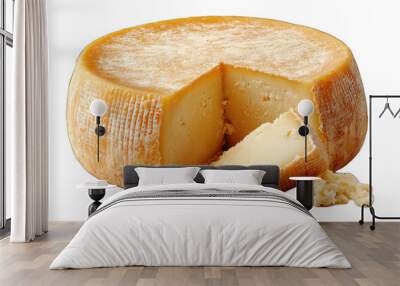  Cheese isolated on white or transparent  Wall mural