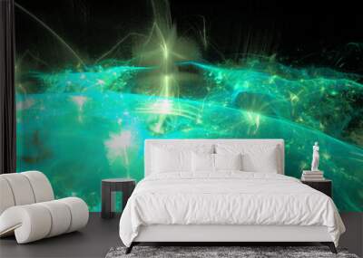 Imaginatory fractal abstract background Image Wall mural